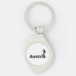 Austria soccer key ring