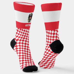 Austria Socks, Austrian flag fashion / sports Socks