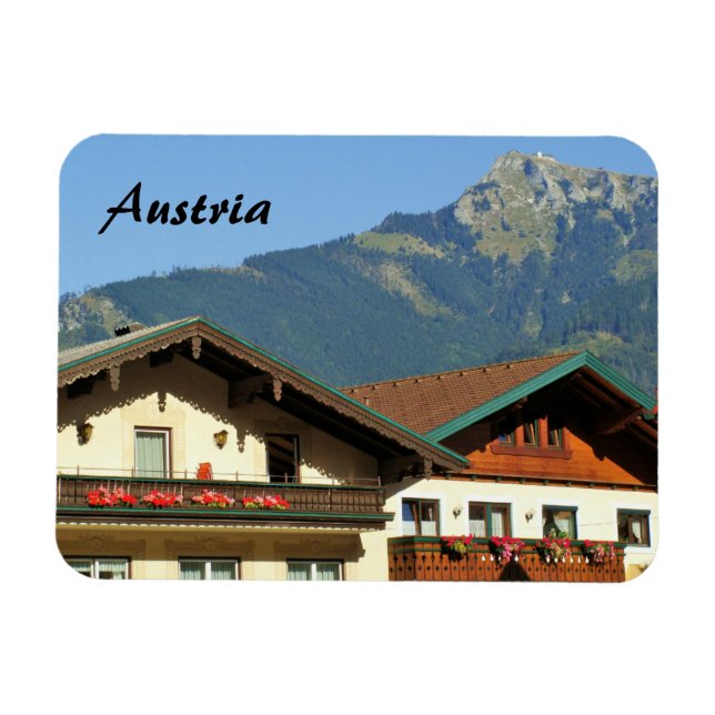 Austria - Souvenir Magnet (Horizontal)