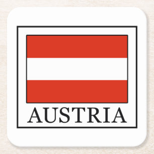 Austria Square Paper Coaster