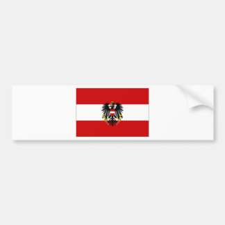 Austria State Flag Bumper Sticker