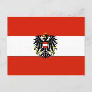Austria State Flag Postcard