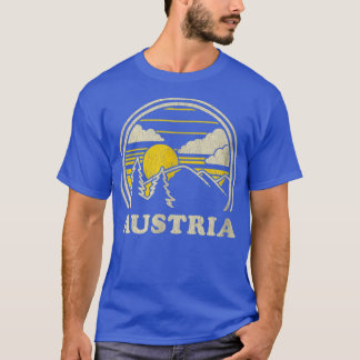 Austria T Shirt Vintage Hiking Mountains Tee