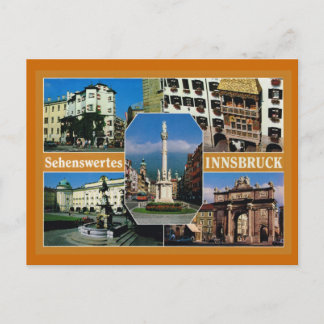 Austria, Tirol, Innsbruck, Multiview Postcard