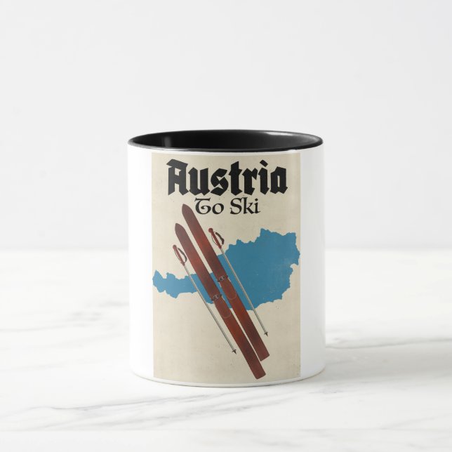 Austria To Ski Mug (Center)