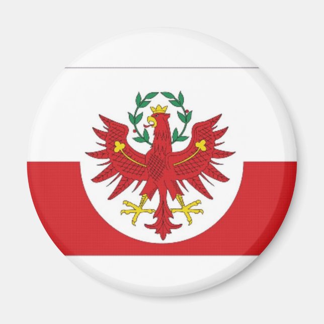 Austria Tyrol Flag Magnet (Front)