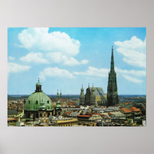 Austria, Vienna, St Stephen's cathedral Poster