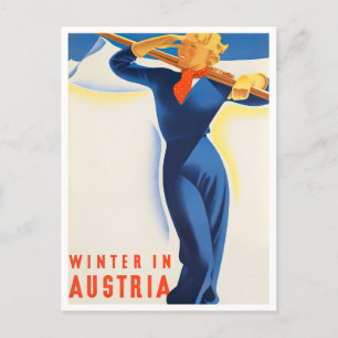 Austria vintage travel Postcard