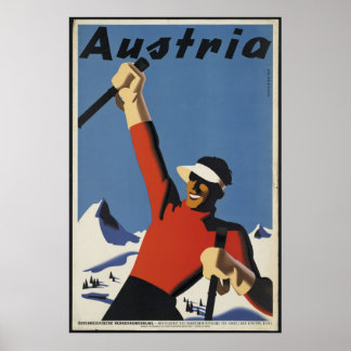 Austria Vintage Travel Poster Ad Retro Prints