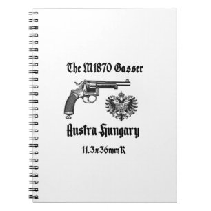 Austria WWI M1870 Gasser revolver Notebook