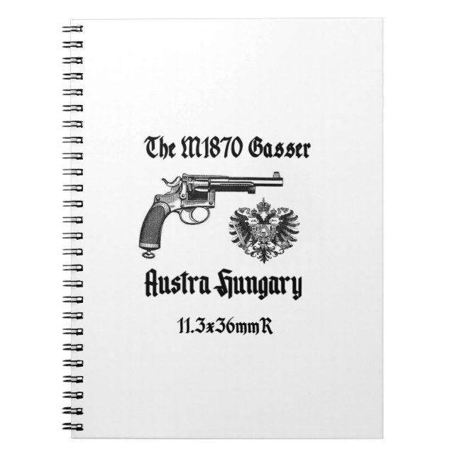 Austria WWI M1870 Gasser revolver Notebook (Front)