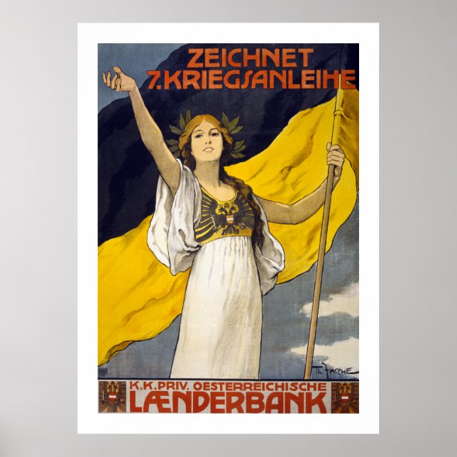Austrian 7th War Loan (white) Poster (Front)
