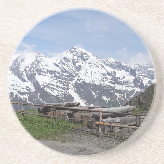 Austrian Alps custom coaster (Front)