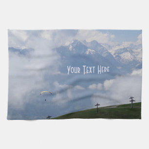 Austrian Alps custom kitchen towels