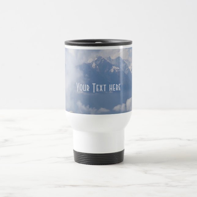 Austrian Alps custom mugs - choose style (Center)