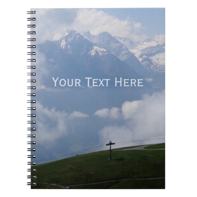 Austrian Alps custom notebook (Front)