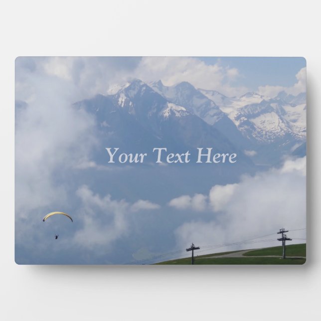 Austrian Alps custom plaque (Front)