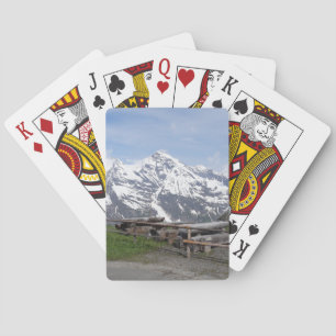 Austrian Alps custom playing cards