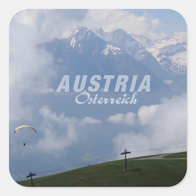 Austrian Alps custom stickers (Front)