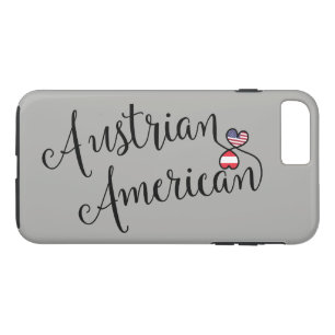 Austrian American Entwined Hearts Cell Phone Case