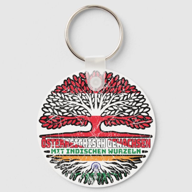 Austrian Baum in Indian Key Ring (Front)