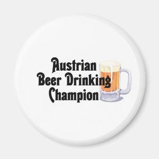 Austrian Beer Drinking Champion Magnet