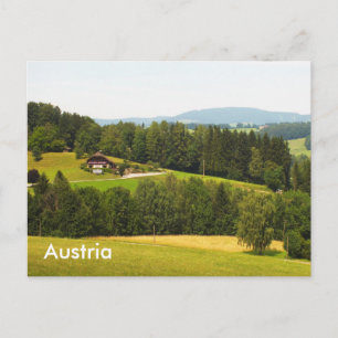Austrian countryside postcard