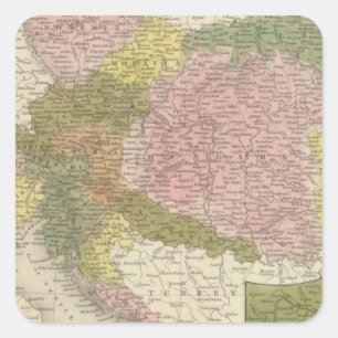 Austrian Empire 2 Square Sticker