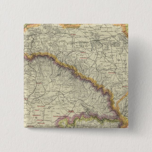 Austrian Empire 3 15 Cm Square Badge (Front)
