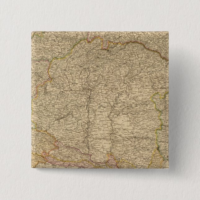 Austrian Empire 5 15 Cm Square Badge (Front)