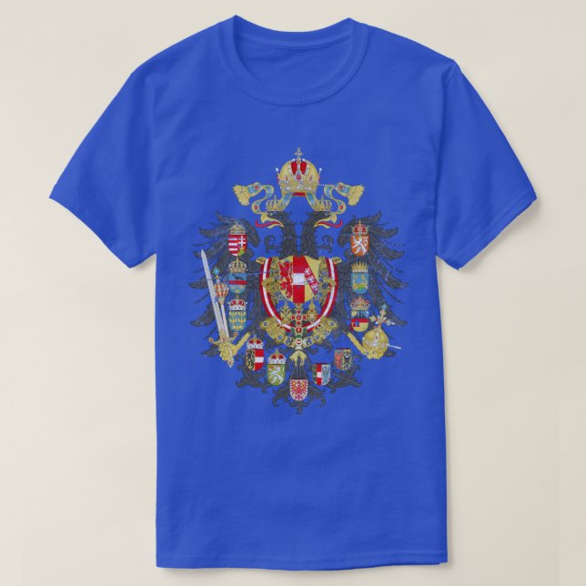 Austrian Empire Flag T-Shirt (Design Front)