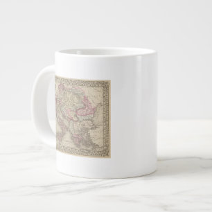 Austrian Empire, Italy, Turkey in Europe, Greece 2 Large Coffee Mug