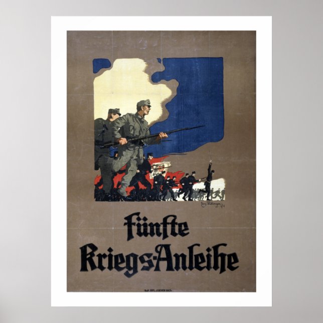 Austrian Fifth War Loan (white) Poster (Front)