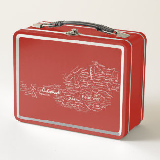 Austrian fireman metal lunch box