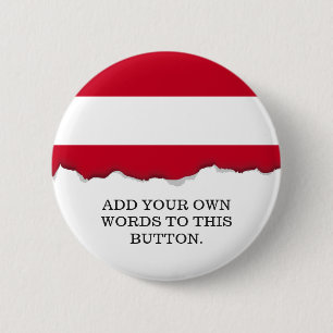 Austrian Flag 6 Cm Round Badge