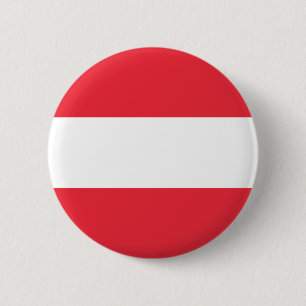 Austrian Flag (Austria) 6 Cm Round Badge