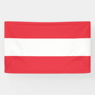 Austrian Flag (Austria) Banner