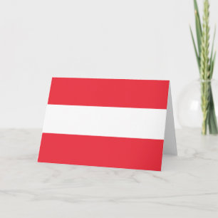 Austrian Flag (Austria) Card