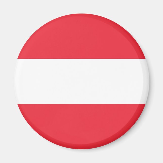 Austrian Flag (Austria) Magnet (Front)