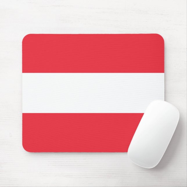 Austrian Flag (Austria) Mouse Pad (With Mouse)