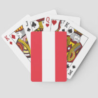 Austrian Flag (Austria) Playing Cards