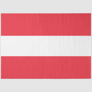 Austrian Flag (Austria) Tissue Paper
