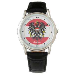 Austrian Flag, Eagle & Austria fashion /design Watch