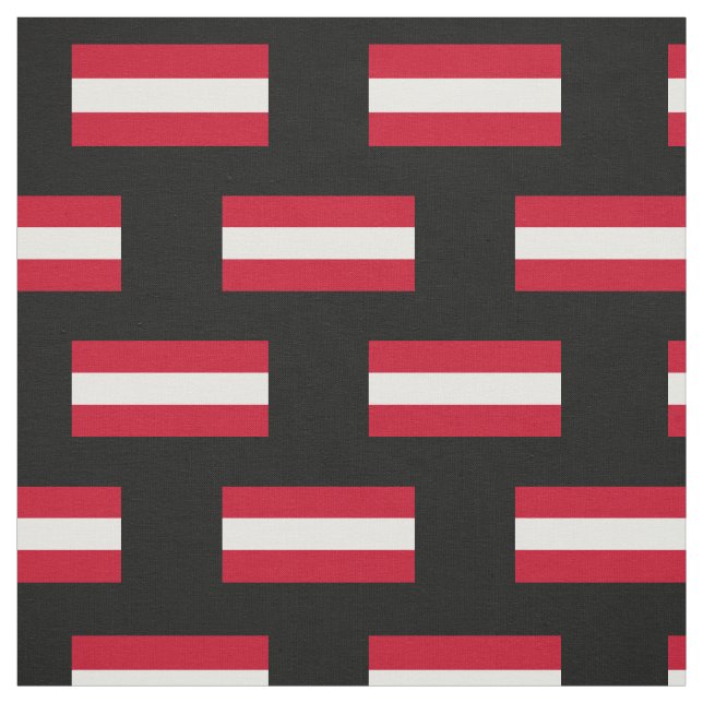 Austrian Flag Fabric (Swatch)