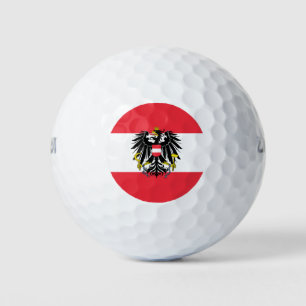 Austrian flag  golf balls
