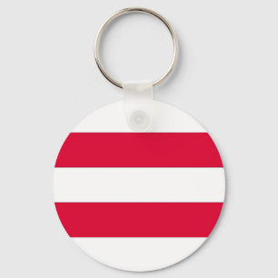 Austrian Flag Key Ring