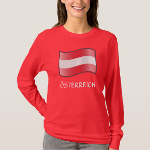 Austrian Flag "Österreich" Long Sleeve T-Shirt