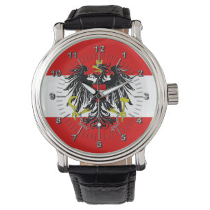 Austrian flag watch