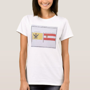 Austrian Flags, from a French book of Flags, c.181 T-Shirt