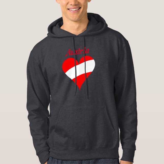 Austrian heart hoodie (Front)